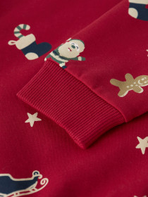 NAME IT Jule Sweatshirt Rohom Jester Red